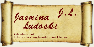 Jasmina Ludoški vizit kartica